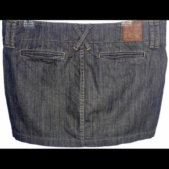 BCBGENERATION Women’s Jean Mini Skirt w/Pockets 31 Charcoal Gray Denim Casual - Picture 12 of 14